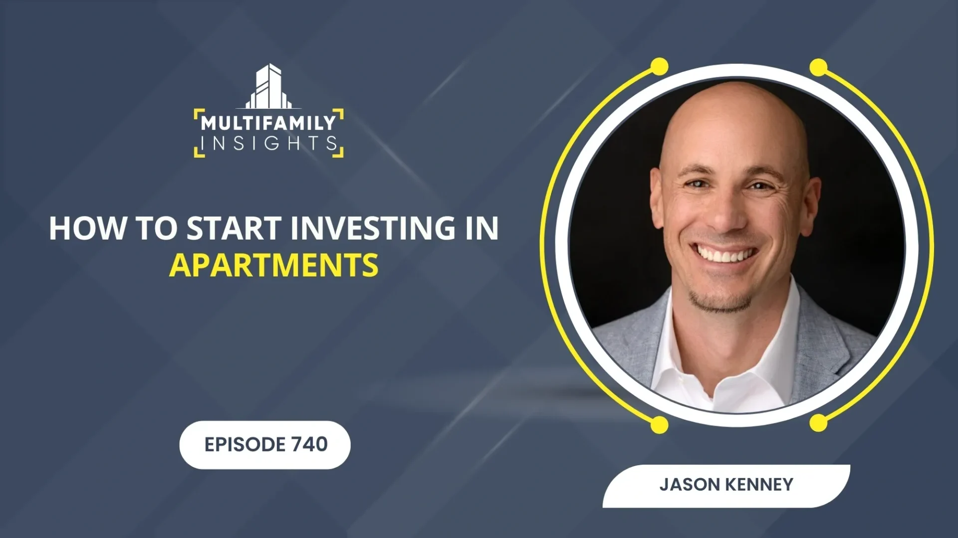 Podcast cover: Investing in Apartments, Episode 740.